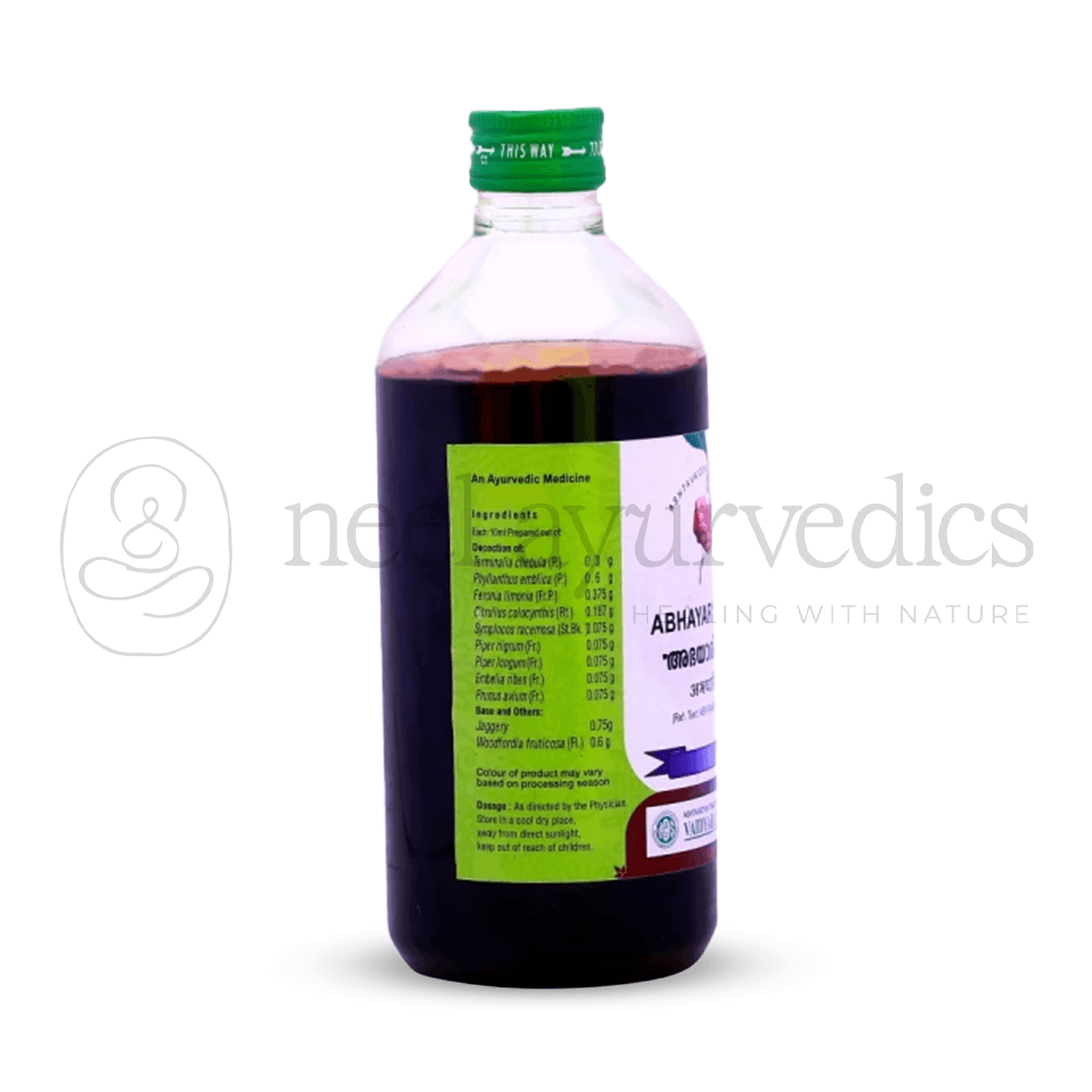 Vaidyaratnam Abhayarishtam – 450 ML – 1 (1)