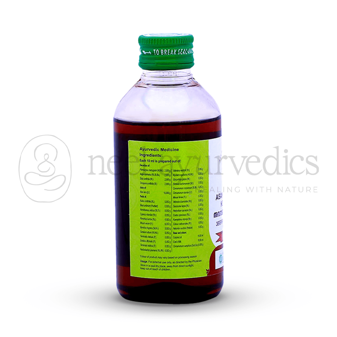 Vaidyaratnam Asanamanjishtadi Kera Thailam – 200 ml – 1