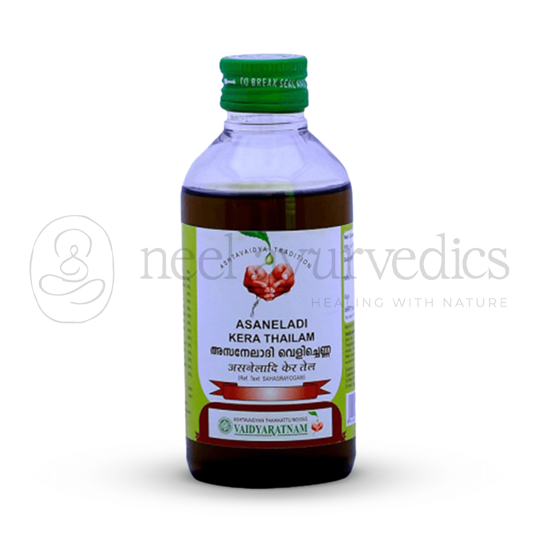 Vaidyaratnam Asaneladi Kera Thailam – 200 ml