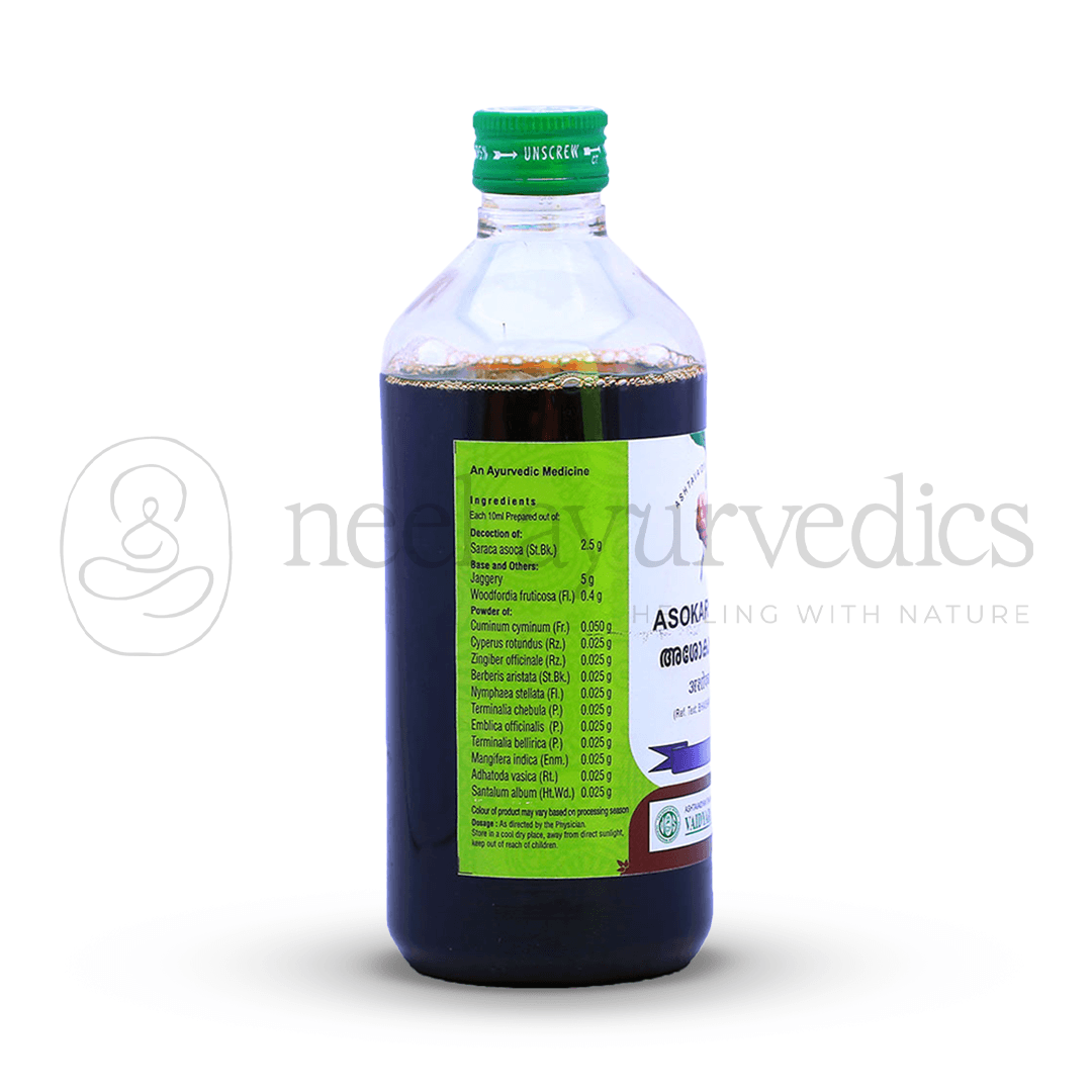 Vaidyaratnam Asokarishtam – 450 Ml – 1