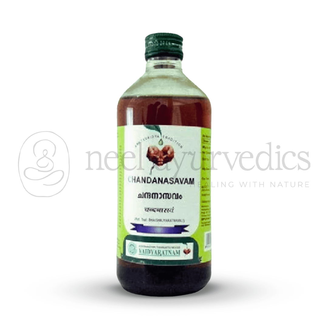 Vaidyaratnam Chandanasavam (VOA) – 450 ml