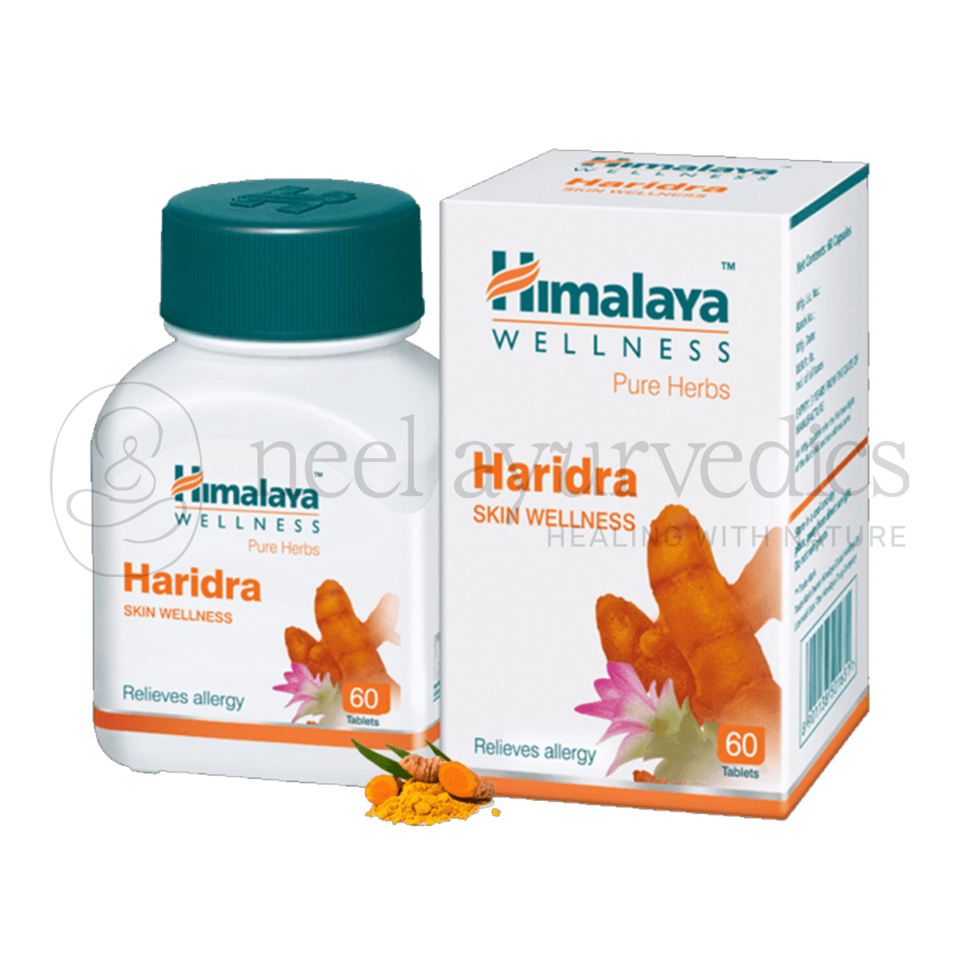 Himalaya Haridra Tablette – 60 Tab | Pour réduire les symptômes d’allergie