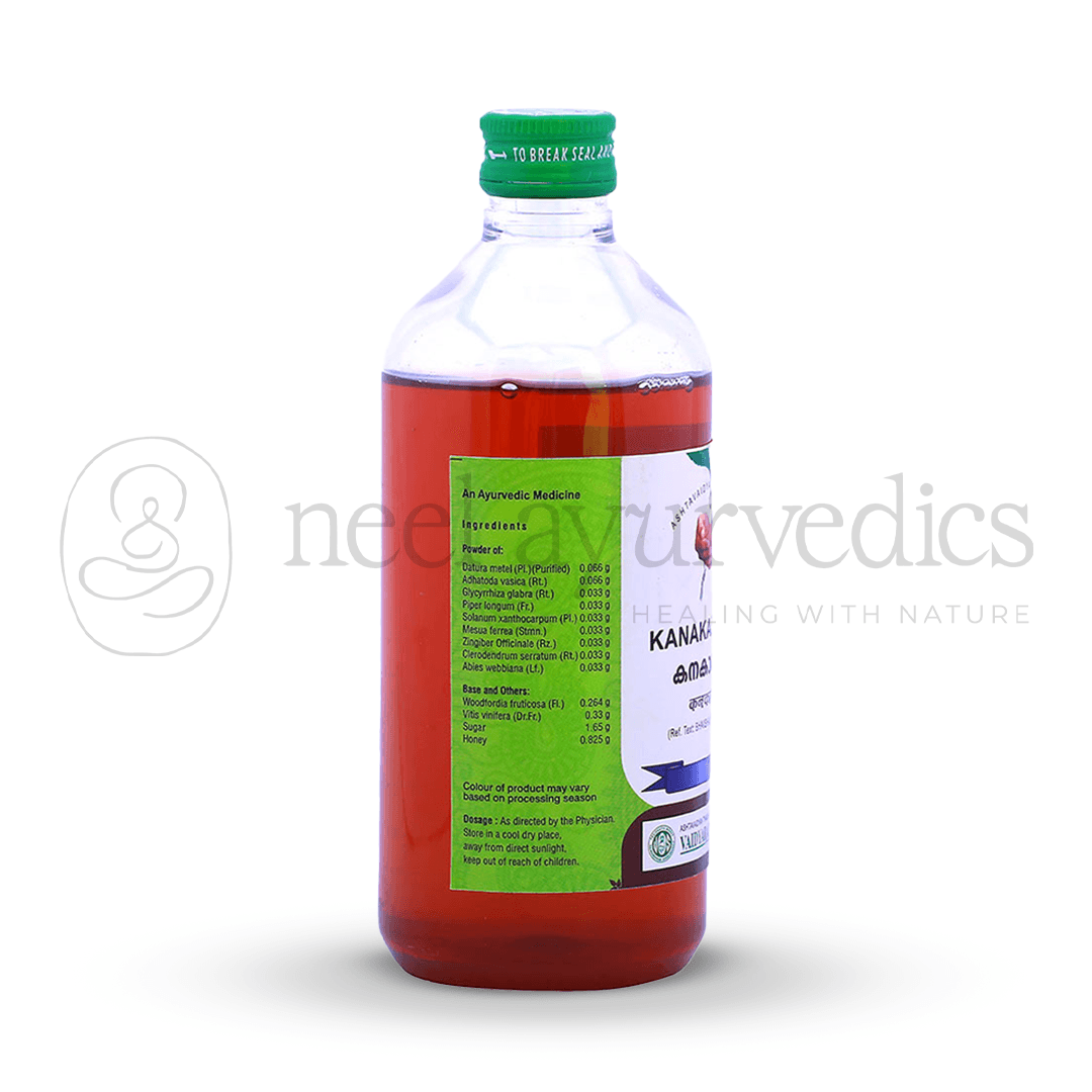 Vaidyaratnam Kanakasavam – 450 Ml-1 (1)