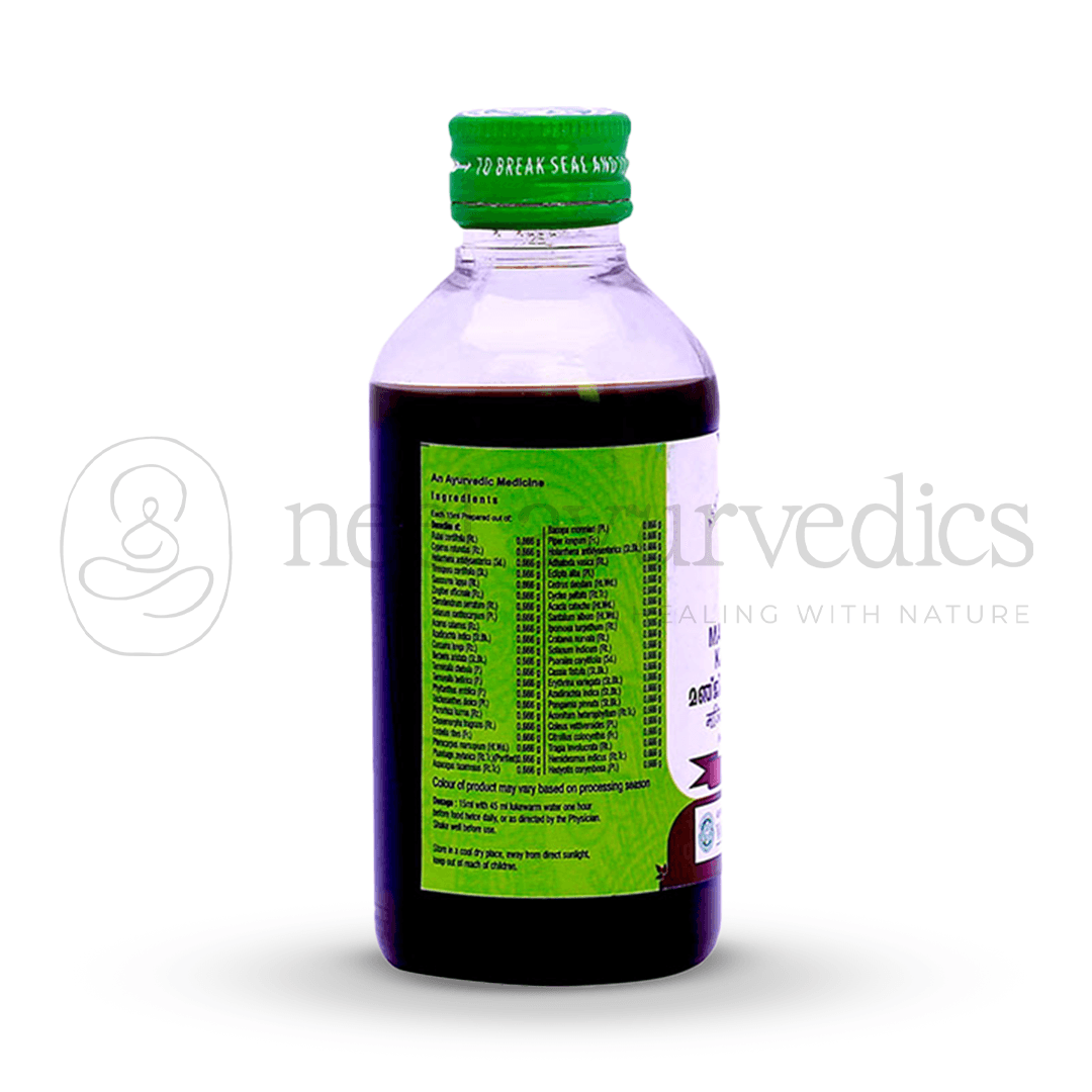 Vaidyaratnam Manjishtadi Kashayam – 200 ml-1 (1)