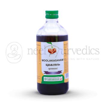 Vaidyaratnam Moolakasavam – 450 Ml