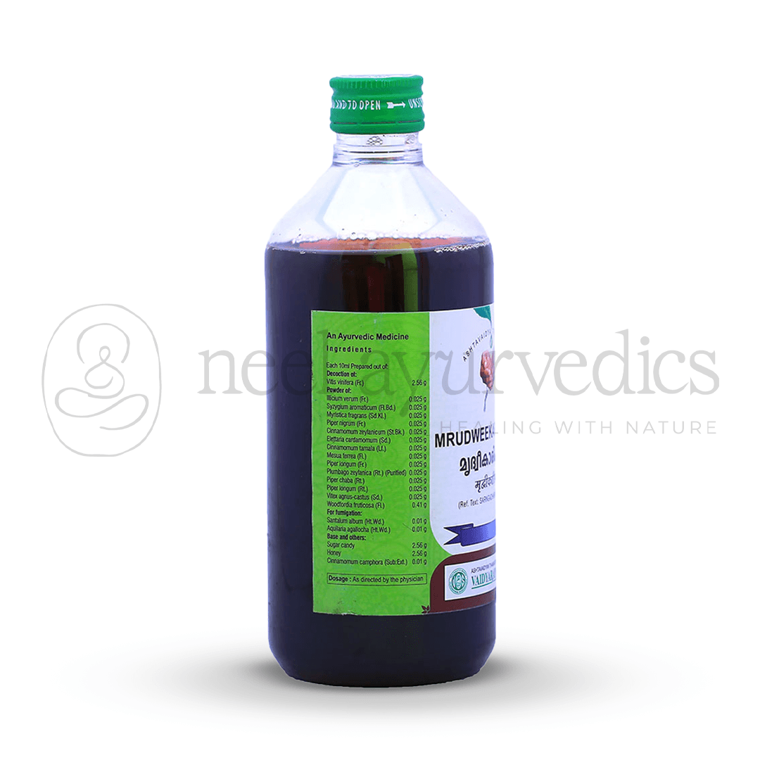 Vaidyaratnam Mridweekarishtam – 450 ml-1