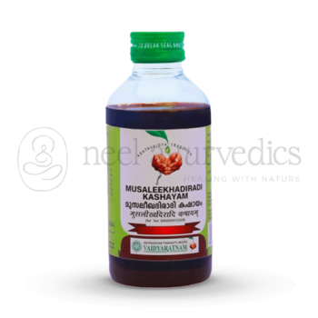 Vaidyaratnam Musaleekhadiradi Kashayam – 200 Ml