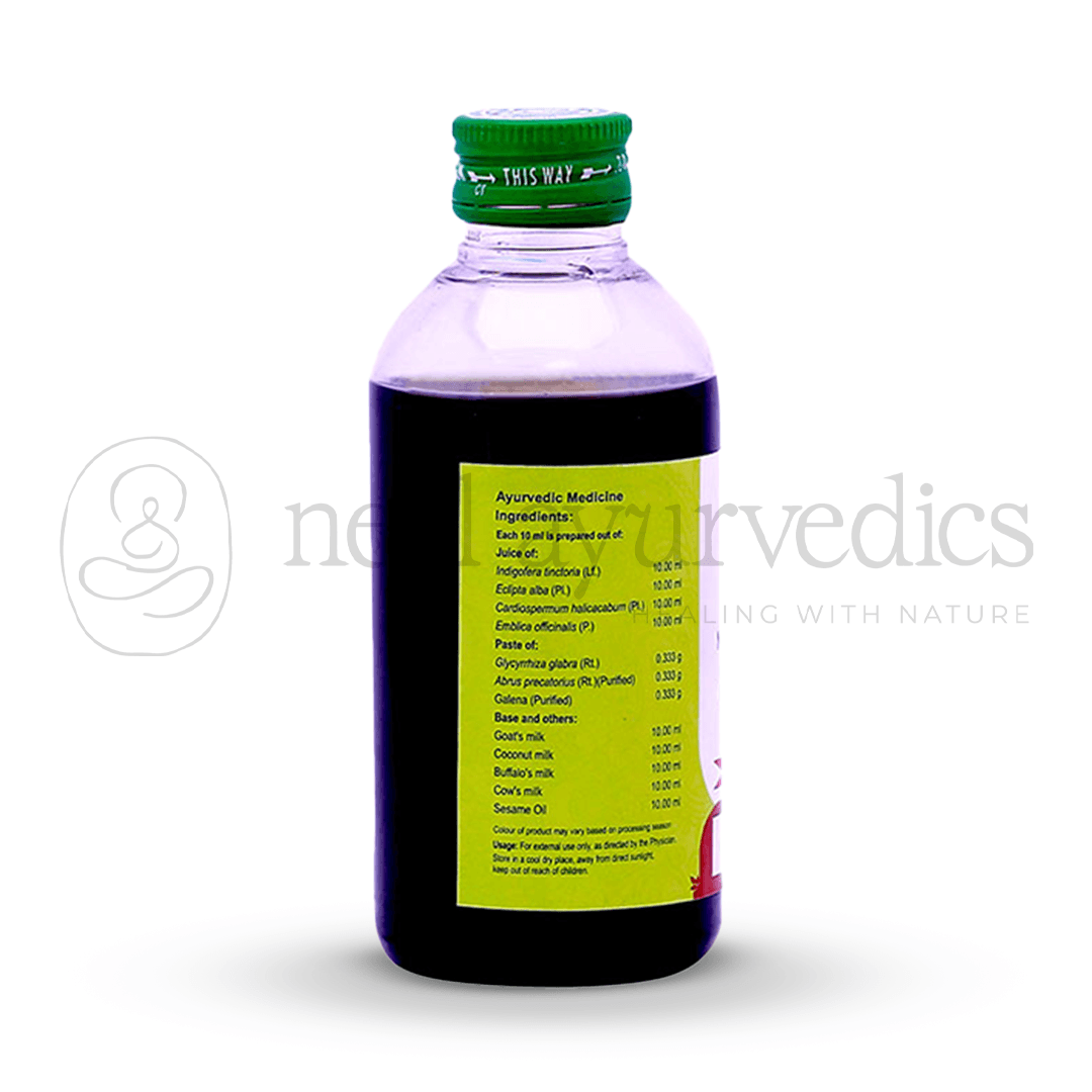 Vaidyaratnam Neelibhringadi Thailam – 200 ML-1