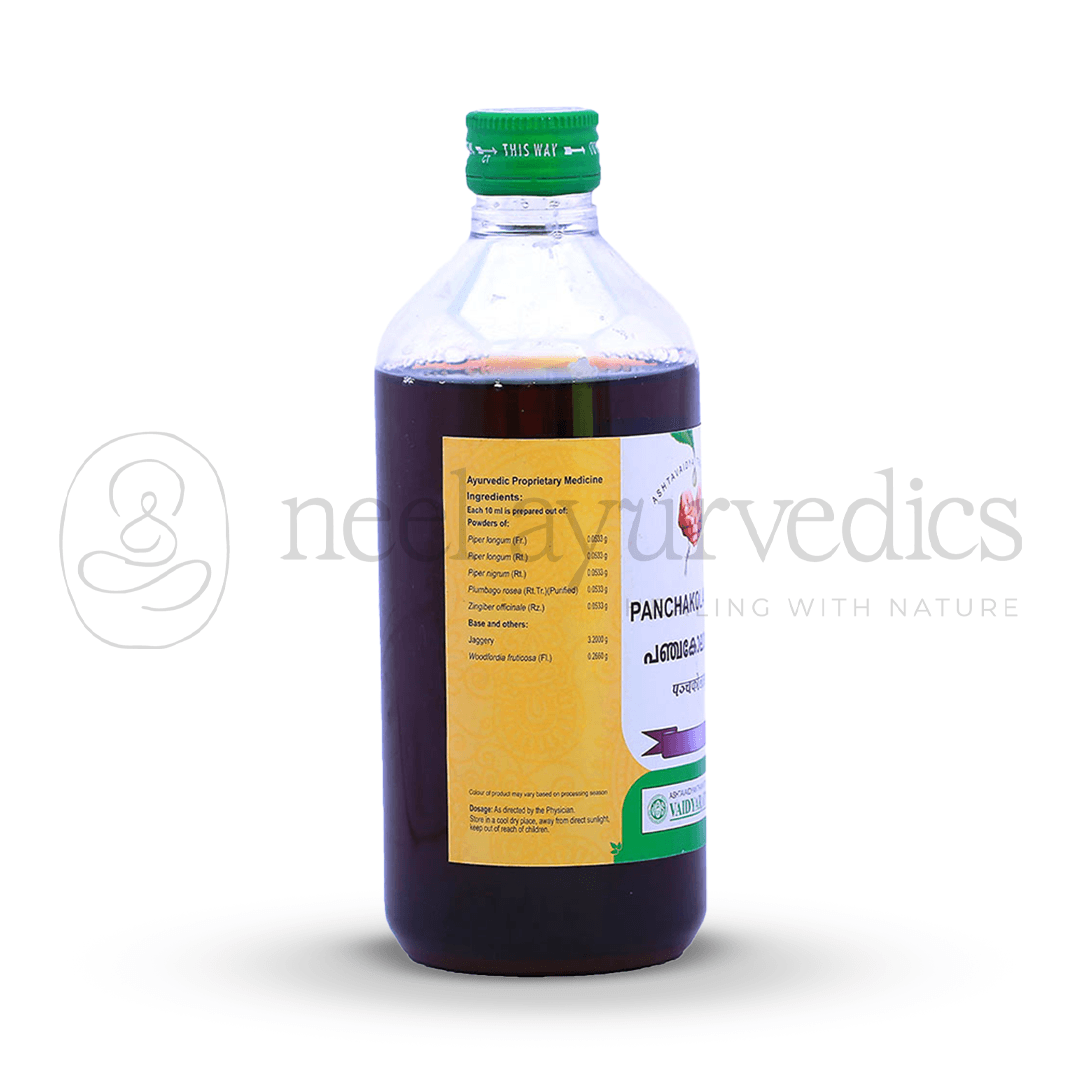Vaidyaratnam Panchakolasavam – 450 ml-1