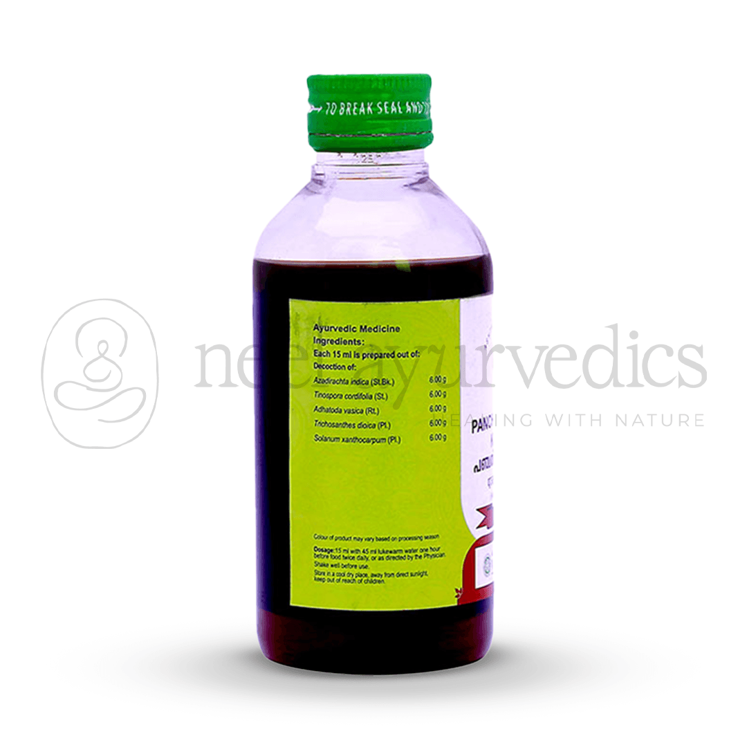 Vaidyaratnam Panchthikthakam Kashayam – 200 ml-1