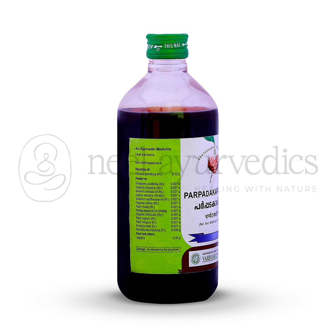 Vaidyaratnam Parpadakarishtam – 450 ml-1