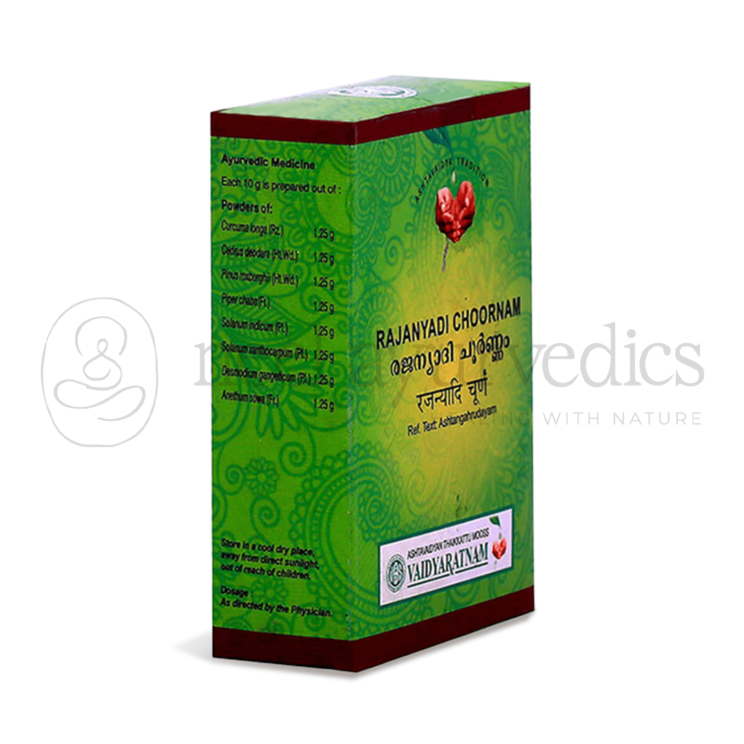 Vaidyaratnam Rajanyadi Choornam – 50 Gm-1
