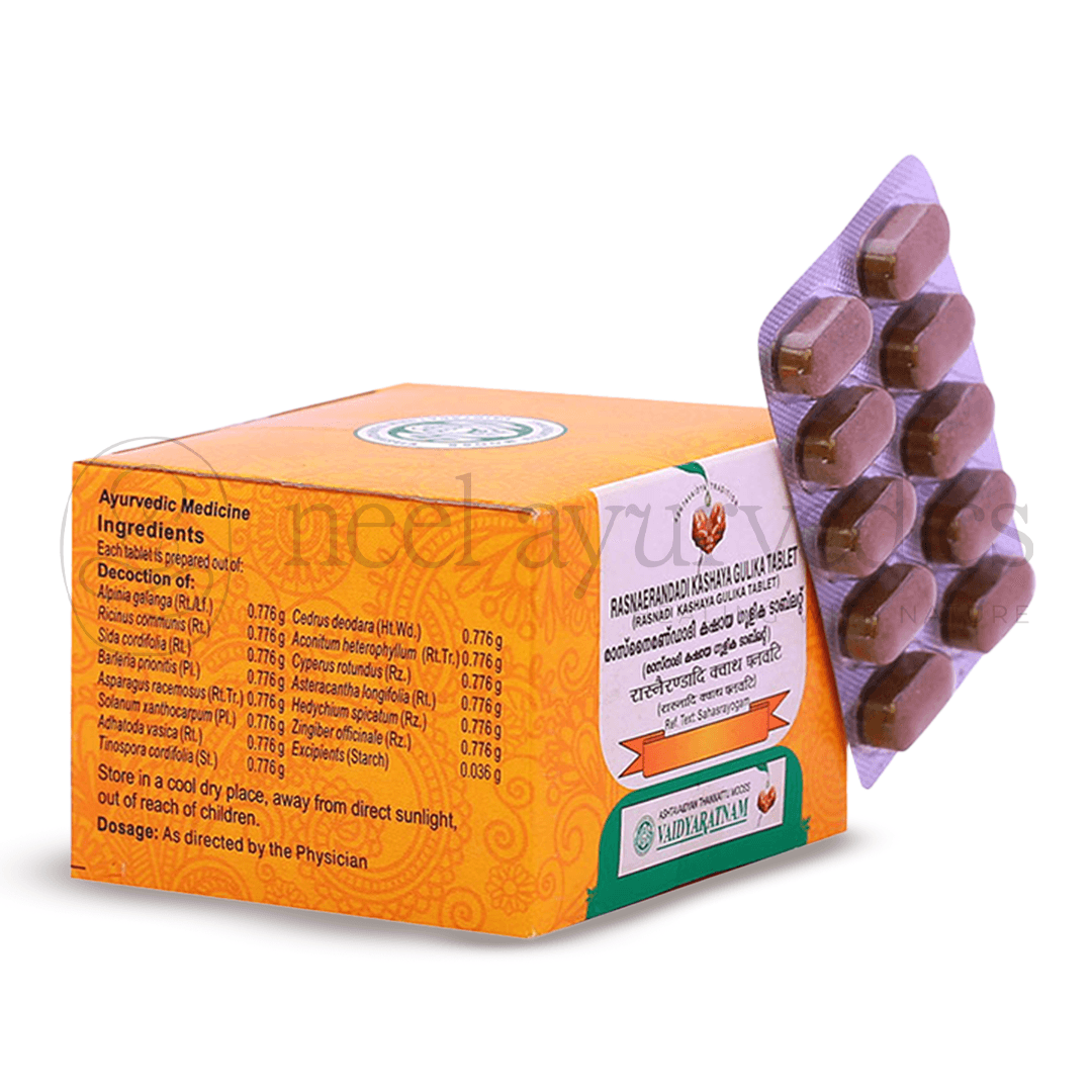 Vaidyaratnam Rasanadi Kashayam Tablette – 100 Tab-1