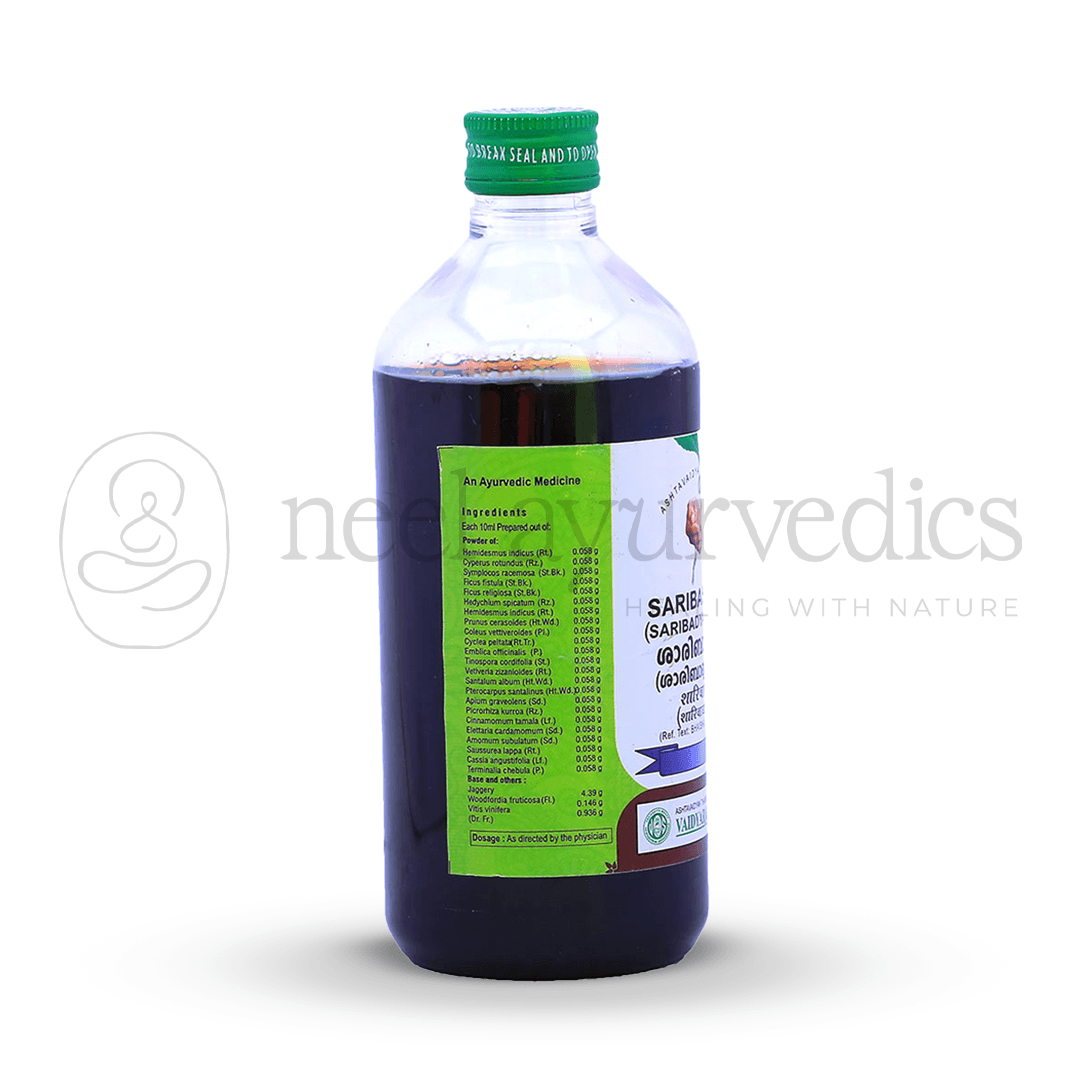 Vaidyaratnam Saribasavam – 450 ML-1