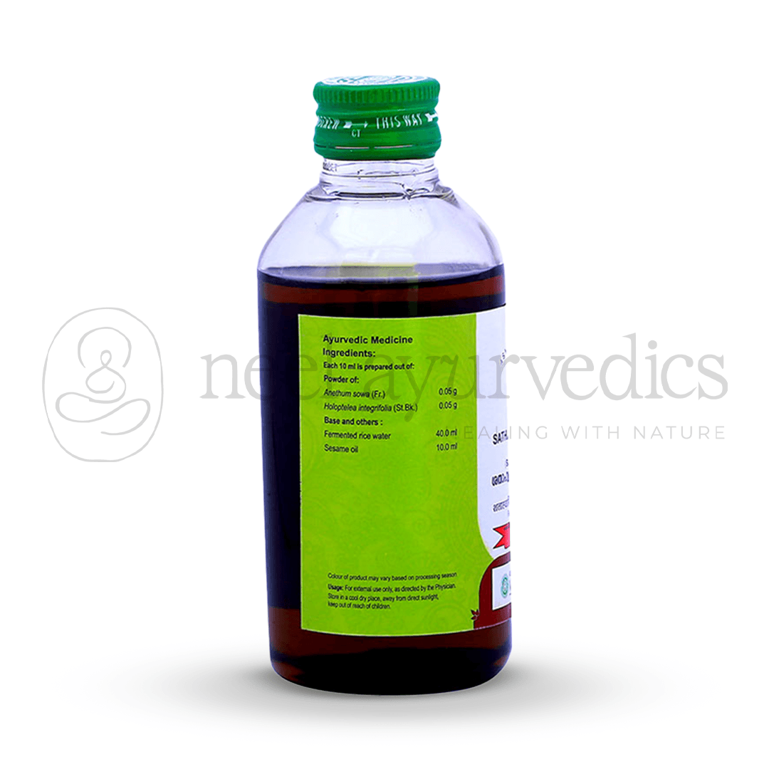 Vaidyaratnam Sathawadi Anuvasana Thailam – 200 ml-1