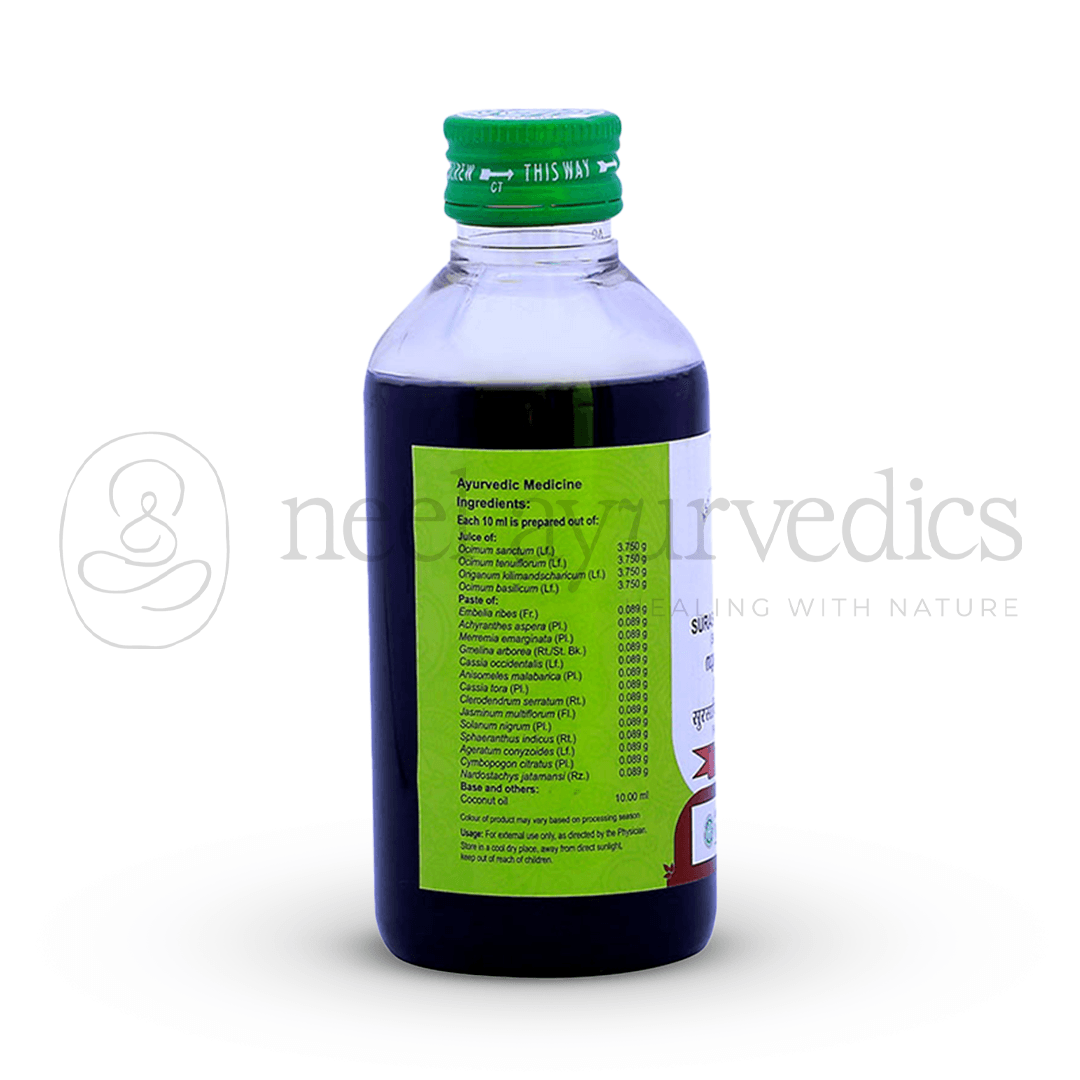 Vaidyaratnam Surasadi Kera Thailam – 200 ML-1
