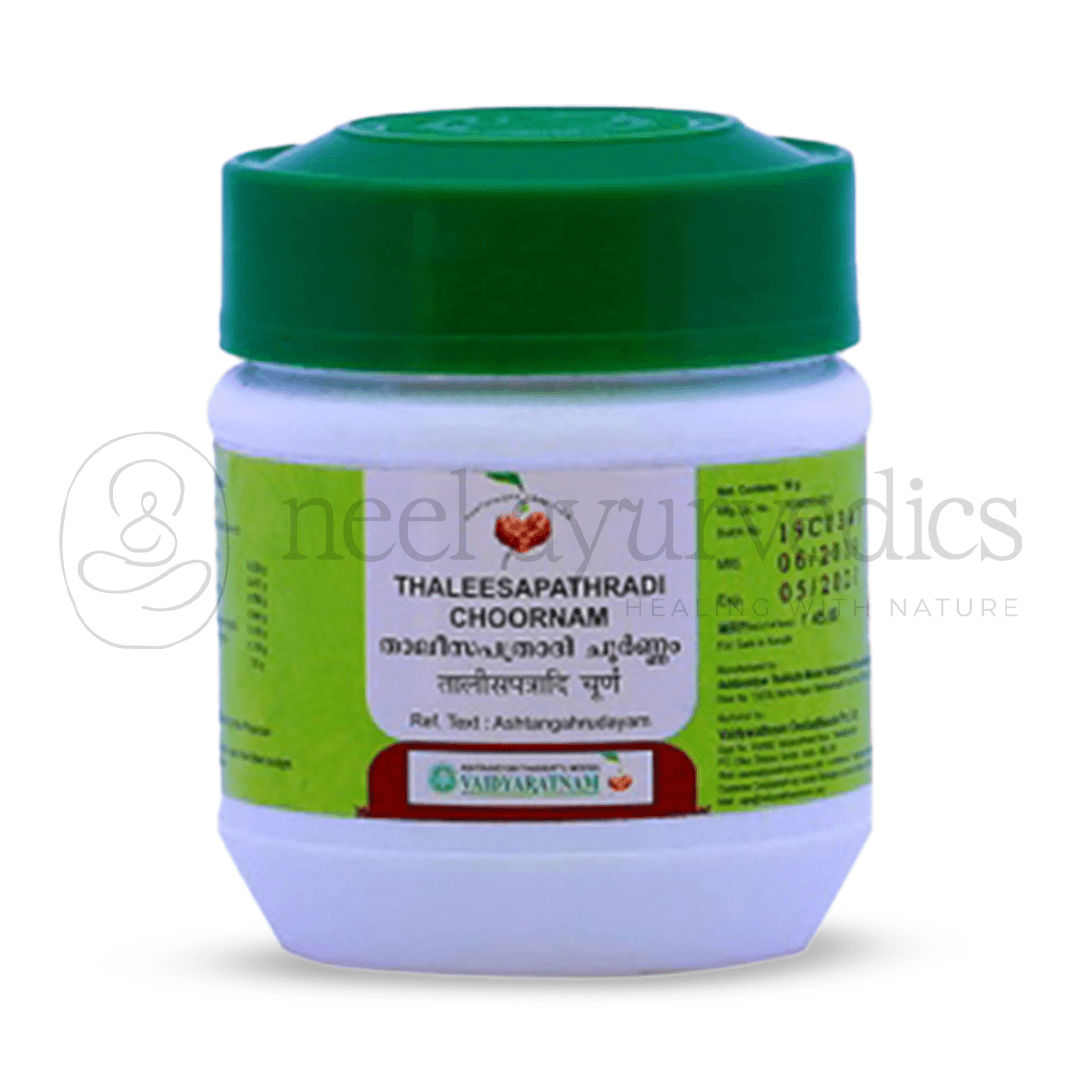 Vaidyaratnam Thaleesapathradi Choornam – 50 Gm