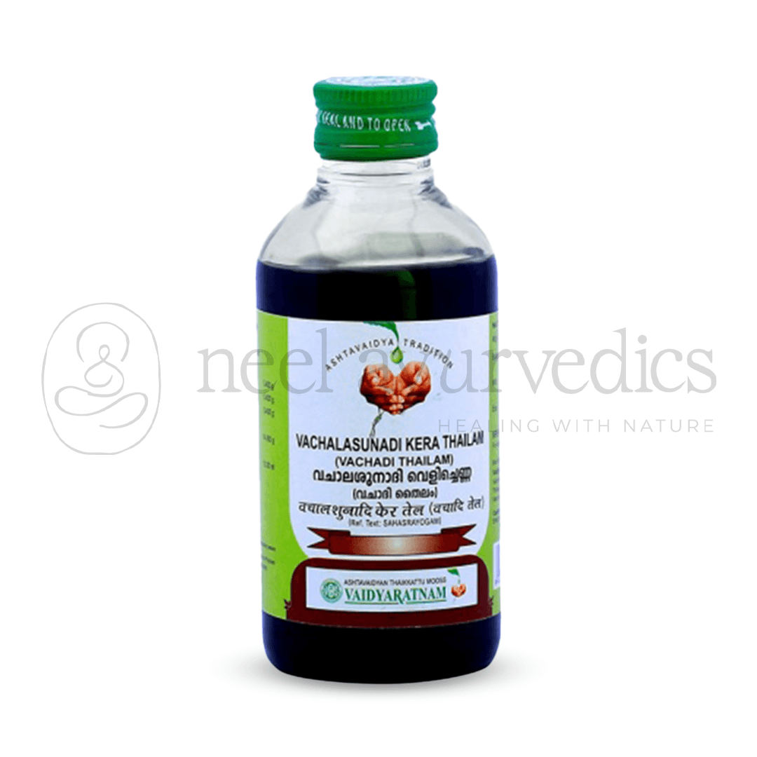 Vaidyaratnam Vachalasunadi Kera Thailam – 200 Ml