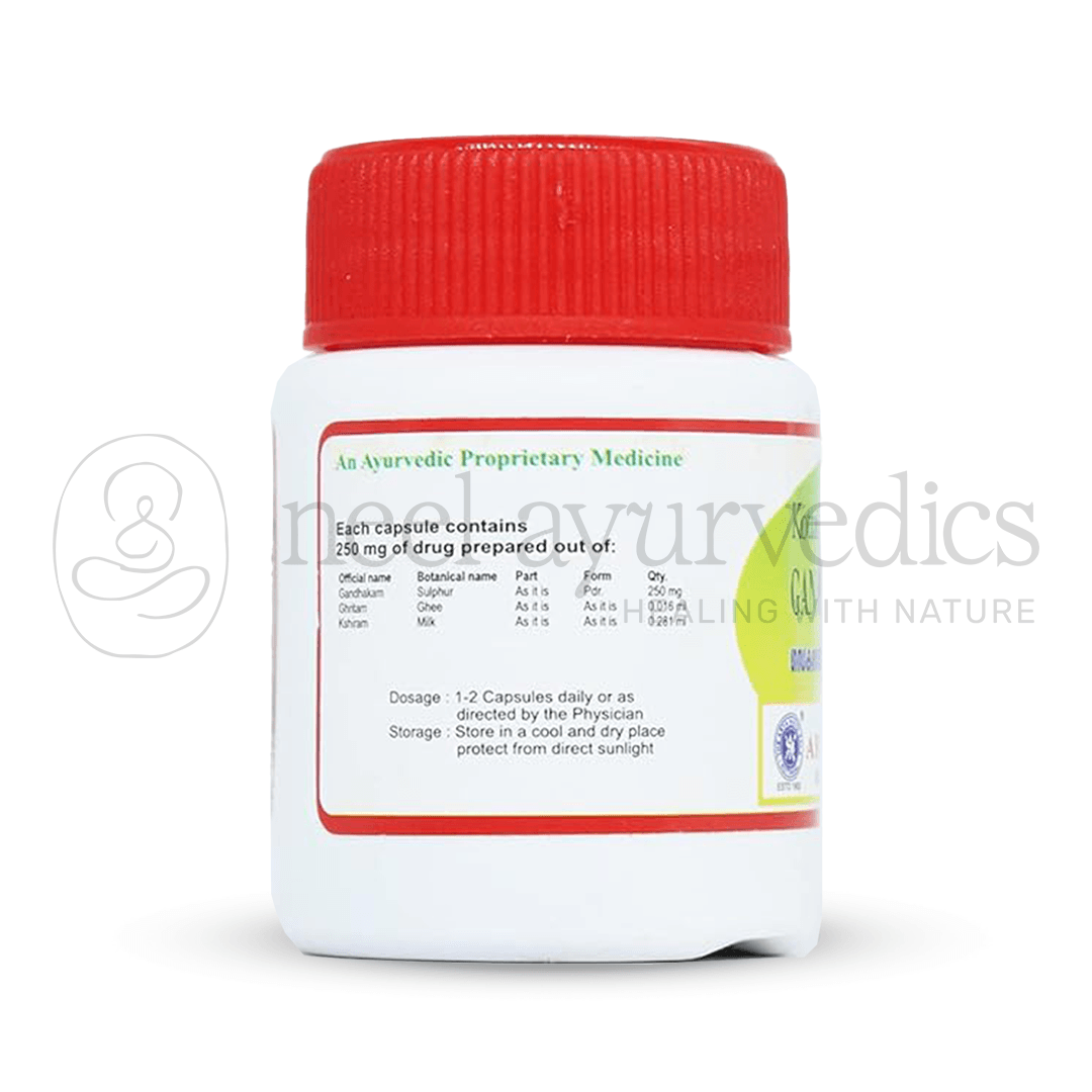 Kottakkal Arya Vaidya Sala Gandhakarasayanam (7) 250 mg Capsule1