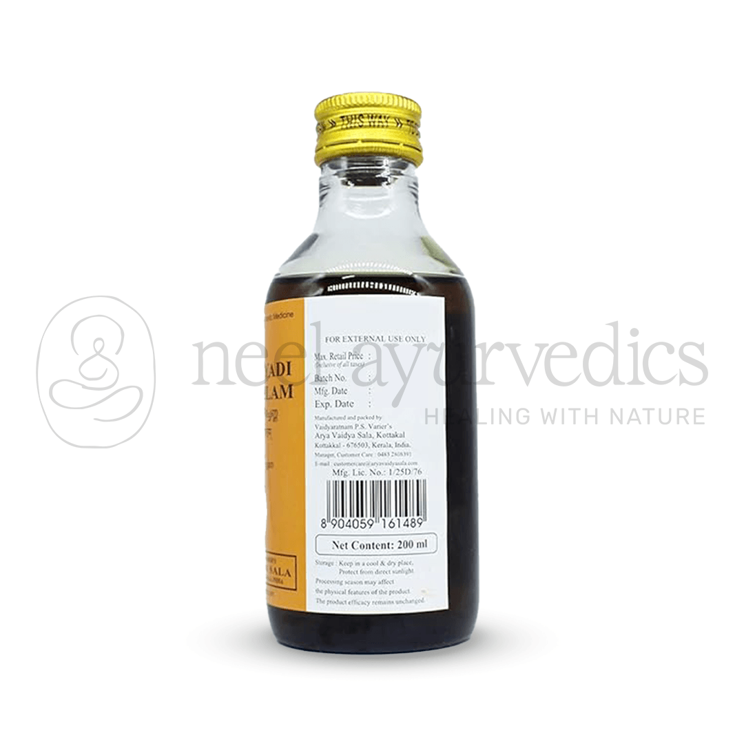 Kottakkal Arya Vaidya Sala Kayyanyadi Kera Tailam – 200 ML 2 (1)