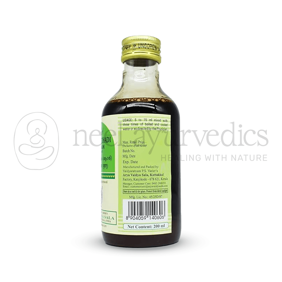 Kottakkal Arya Vaidya Sala Manjishthadi Kwatham (Brihat) – 200 ML 2