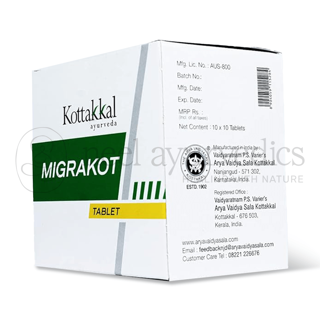 Kottakkal Arya Vaidya Sala Migrakot Tablet – 100 Tab 2