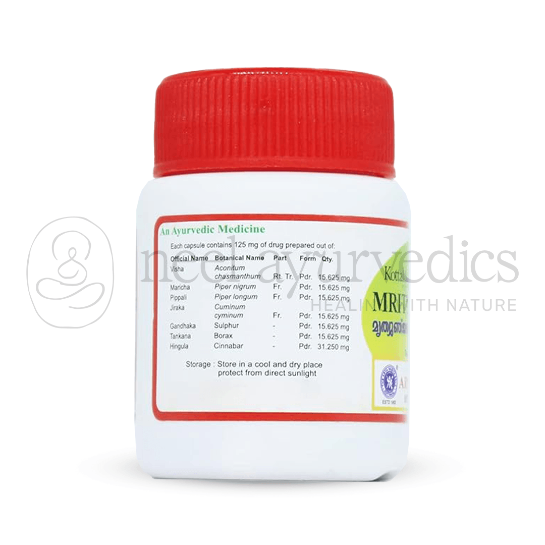 Kottakkal Arya Vaidya Sala Mrityunjayarasam Capsule – 30 Cap1