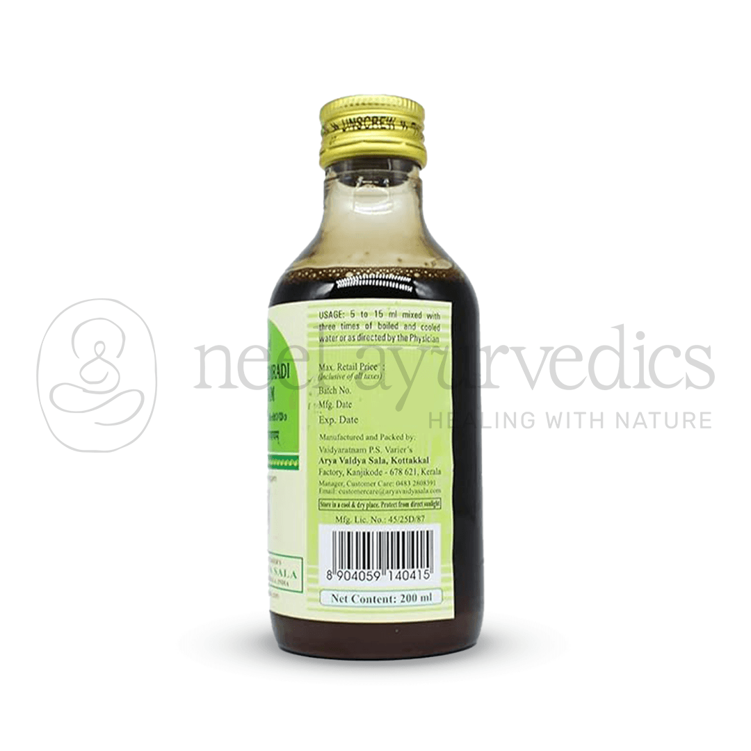 Kottakkal Arya Vaidya Sala Musalikhadiradi Kashayam – 200 ML2