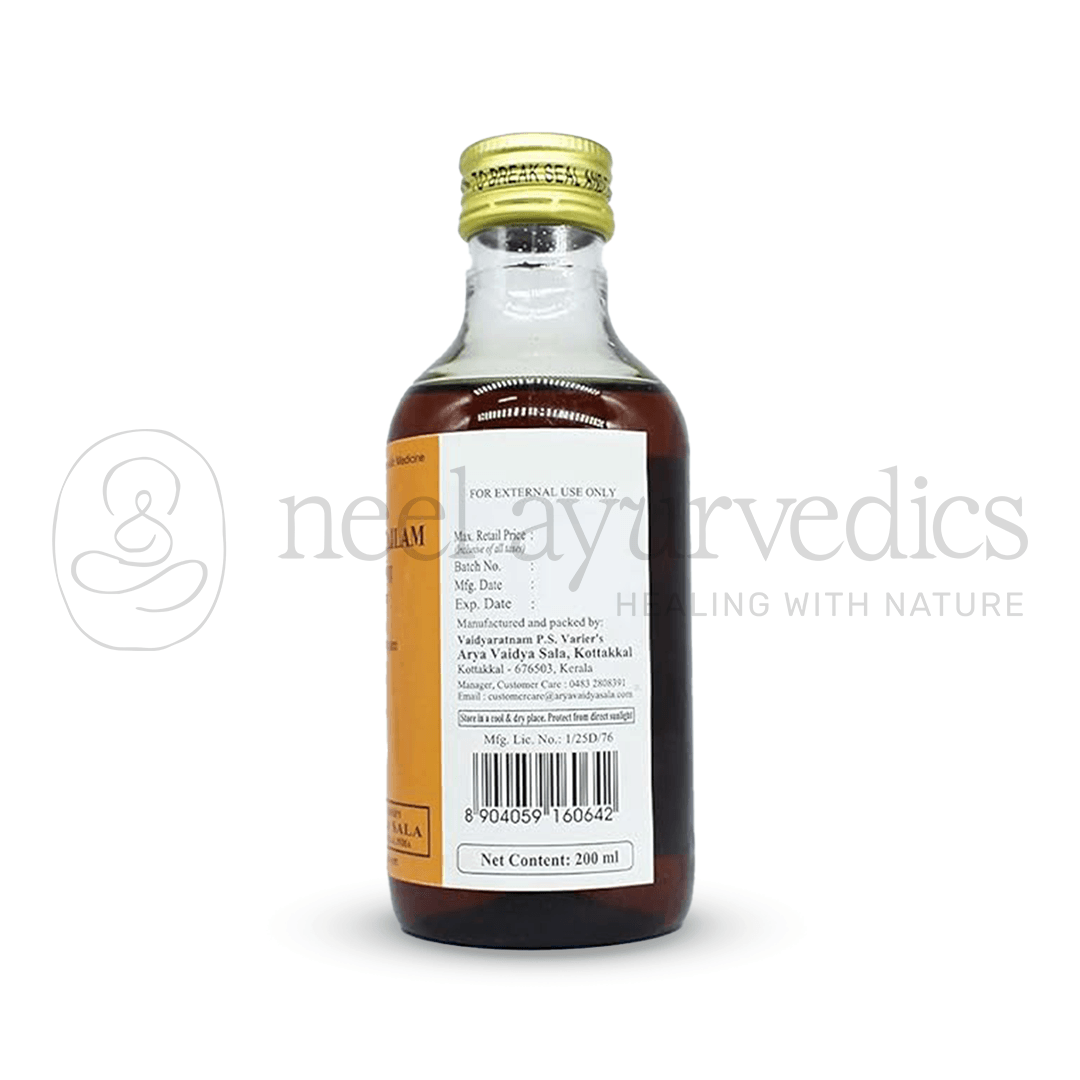 Kottakkal Arya Vaidya Sala Nagaradi Tailam – 200 ML 2