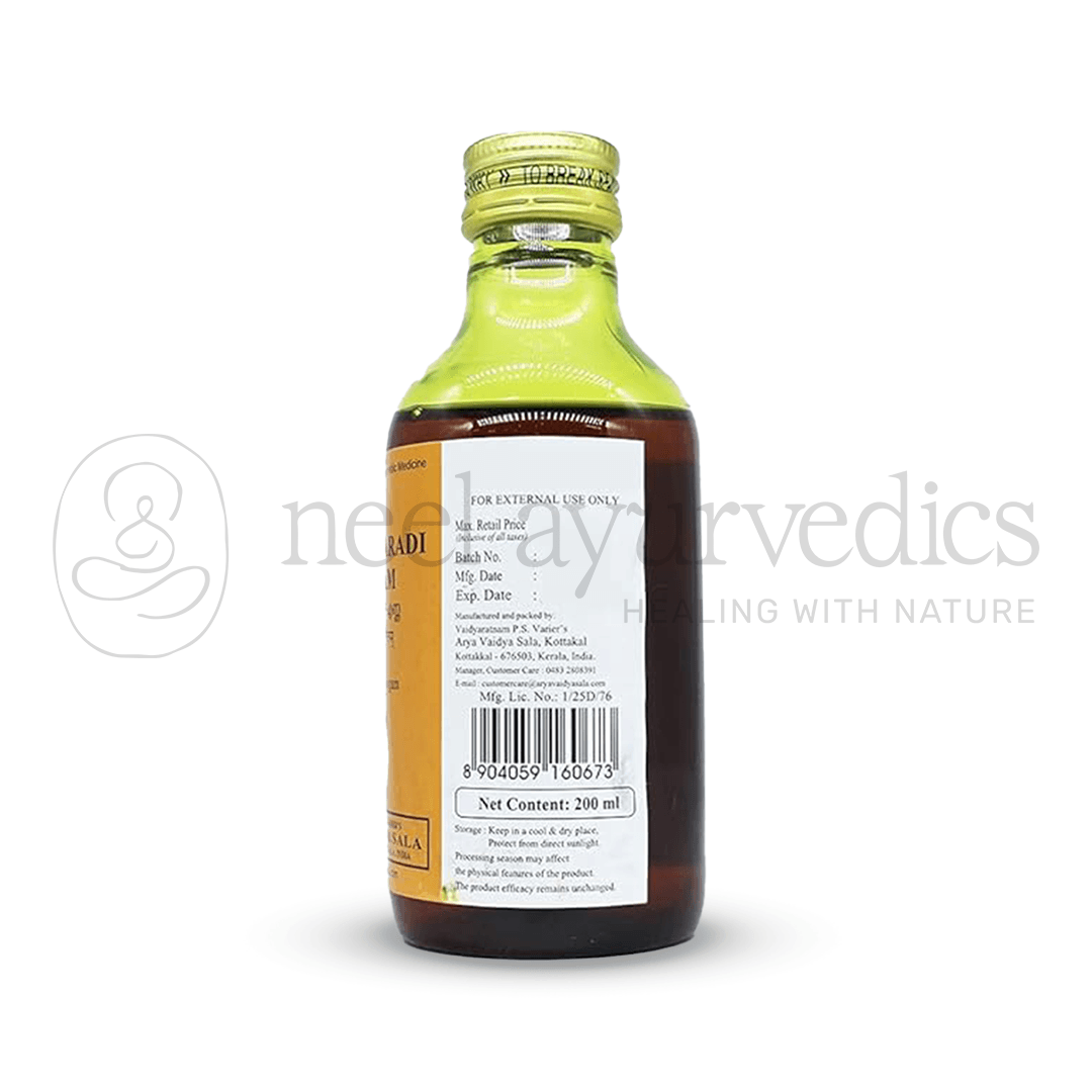Kottakkal Arya Vaidya Sala Nalpamaradi Tailam – 200 ML2