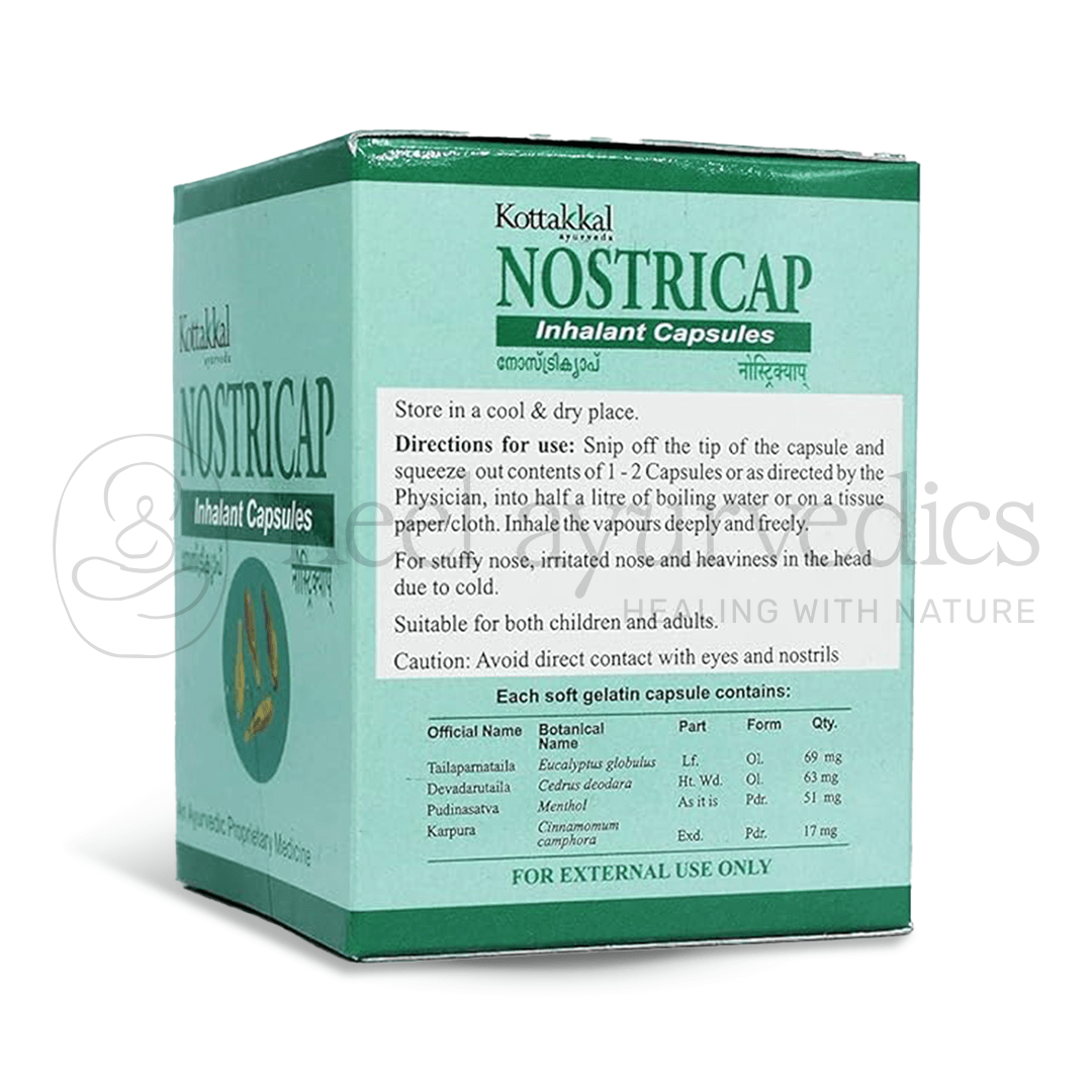 Kottakkal Arya Vaidya Sala Nostricap Inhalant Capsule