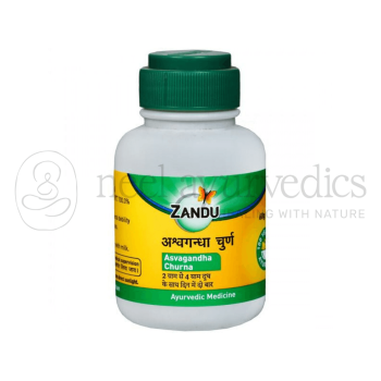 Zandu Ashwagandha Churna – 60 Gm | Tonique pour la santé générale
