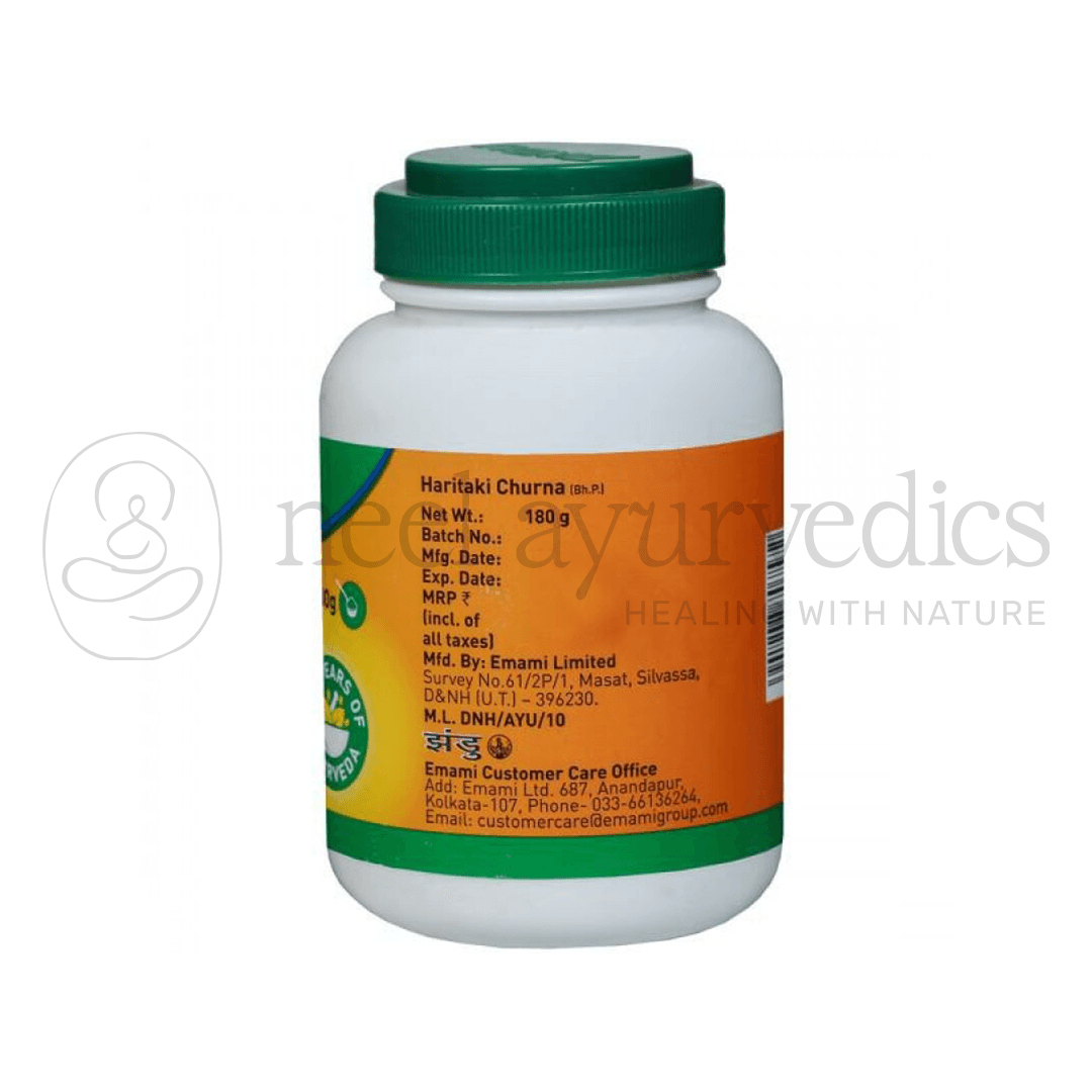 Zandu Haritaki Churna – 180 Gm 1
