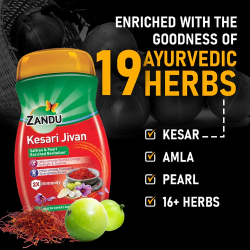 Zandu Kesari Jivan Chyawanprash – 450 Gm2