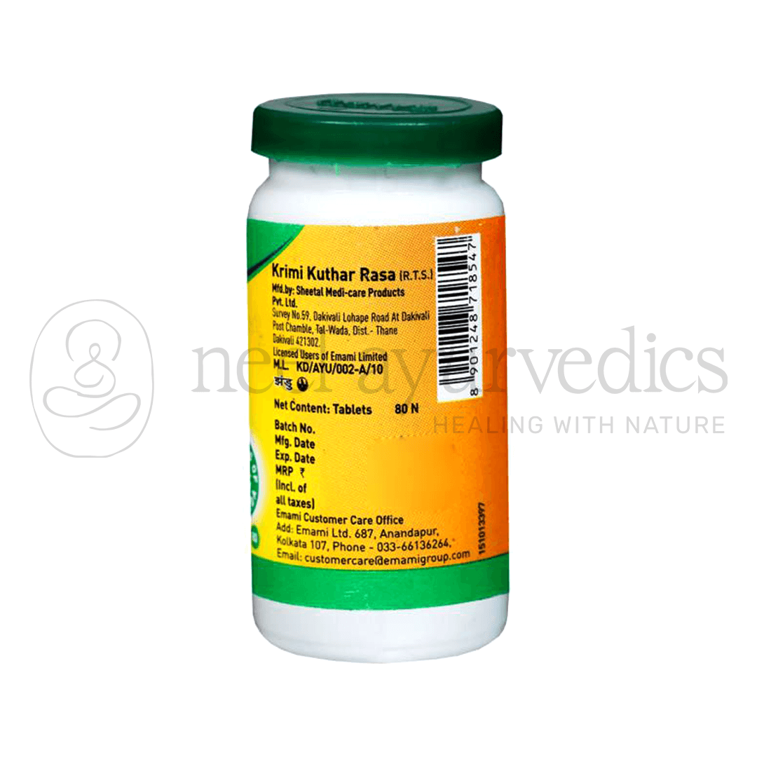 Zandu Krimi Kuthar Rasa – 80 Tab 1