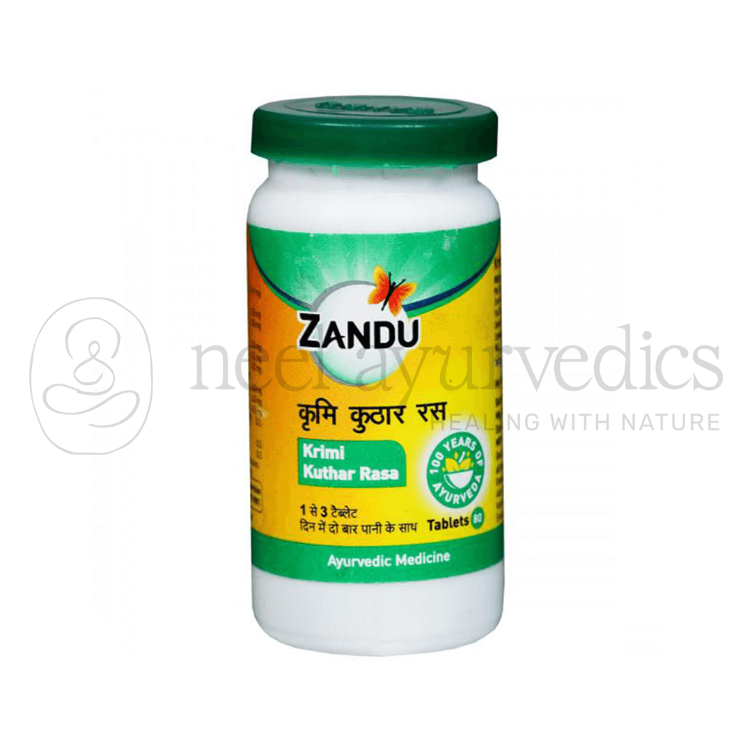 Zandu Krimi Kuthar Rasa – 80 Tab