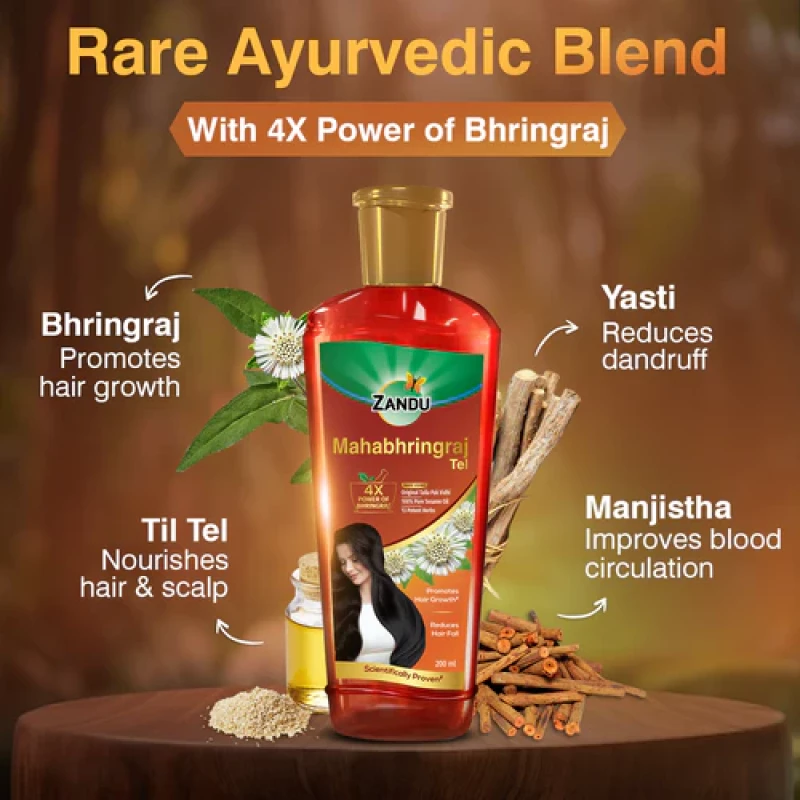 Zandu Mahabhringraj Taila – 100 ML1