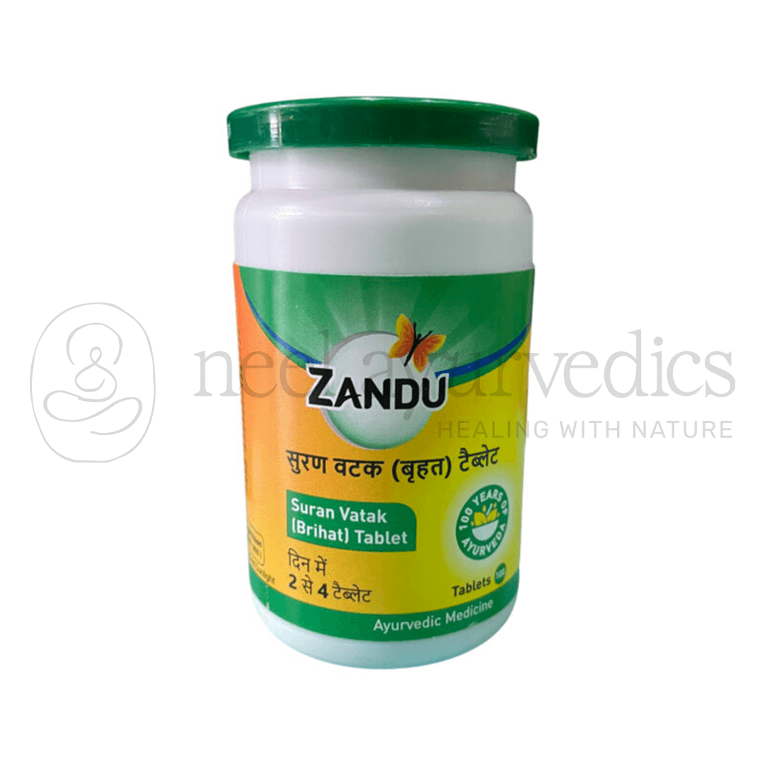 Zandu Suran Vatak (Brihat) Gutika – 100 Tab
