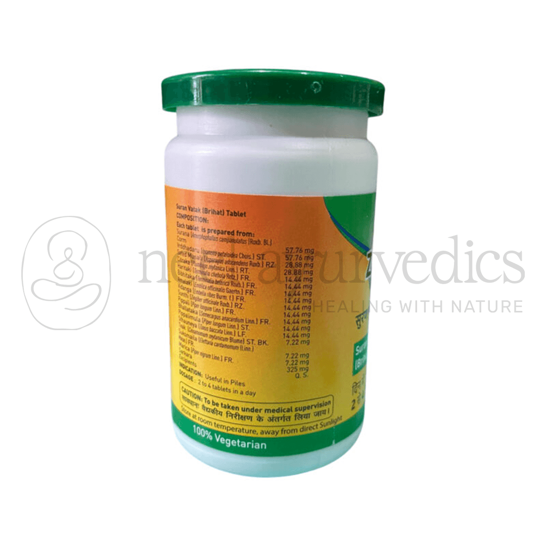 Zandu Suran Vatak (Brihat) Gutika – 100 Tab1