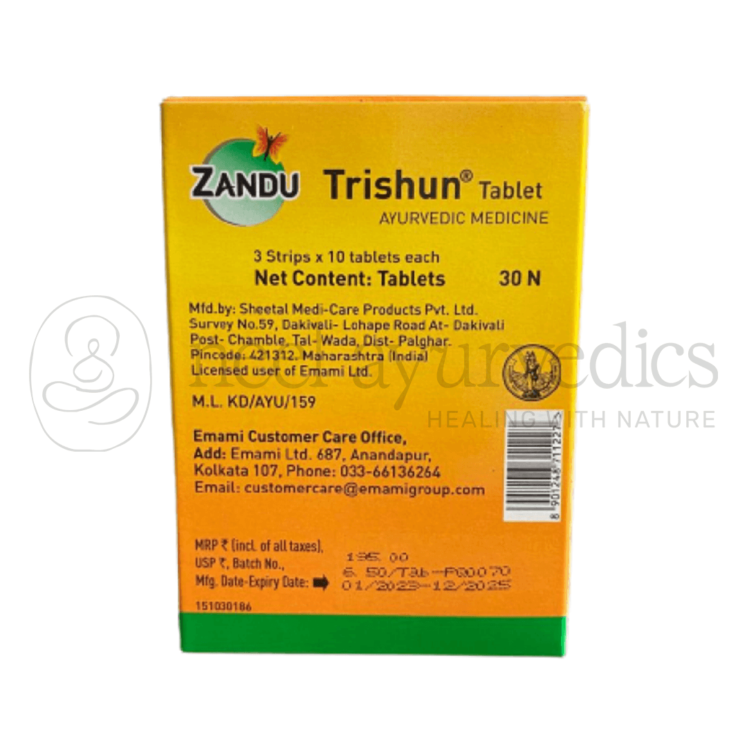 Zandu Trishun Tablet – 30 Tab1