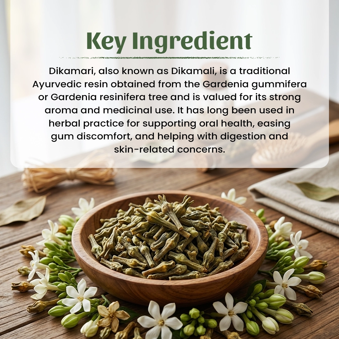 4 Dikamari Powder Ingradient