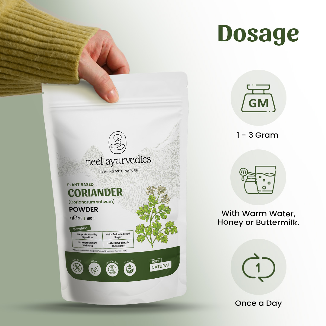 5 Dhana (Coriander) powder use