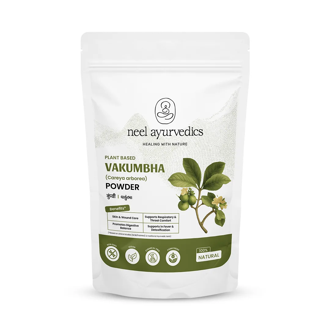 Neel Ayurvédique Vakumbha Poudre | Careya arborea | Vai Vidang Poudre