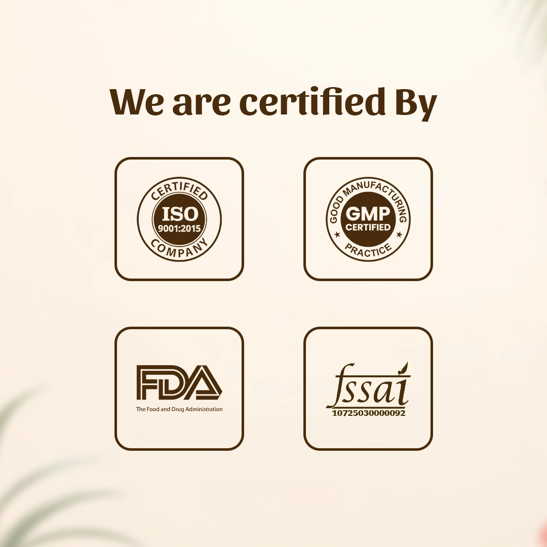 6 Gond Katira We are certified By