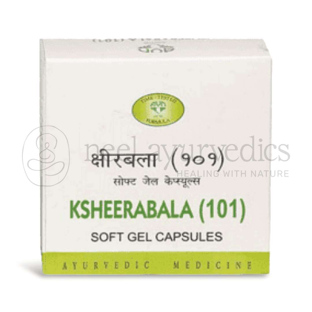 Avn Ayurveda Ksheerabala 101 Softgelkapsel – 120 Kapseln Avn Ayurveda Ksheerabala 101 Softgelkapsel – 120 Kapseln