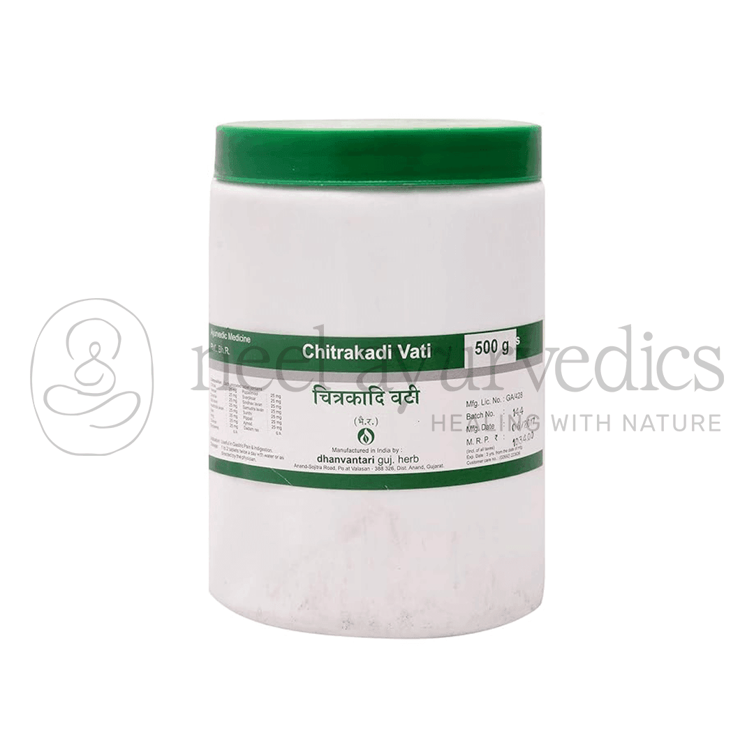 Dhanvantari Chitrakadi Vati Tablets Grams - 500 gm
