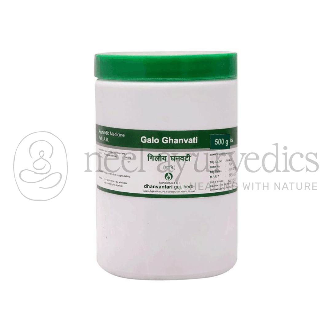 Dhanvantari Giloy Galo Ghanvati Tablets Grams - 500 gm