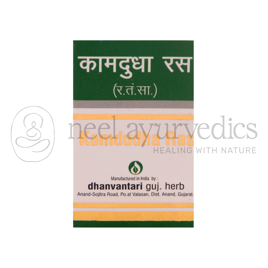 Dhanvantari Kamdudha ras (M.Y)-20 TAB Dhanvantari Kamdudha ras (M.Y)-20 TAB