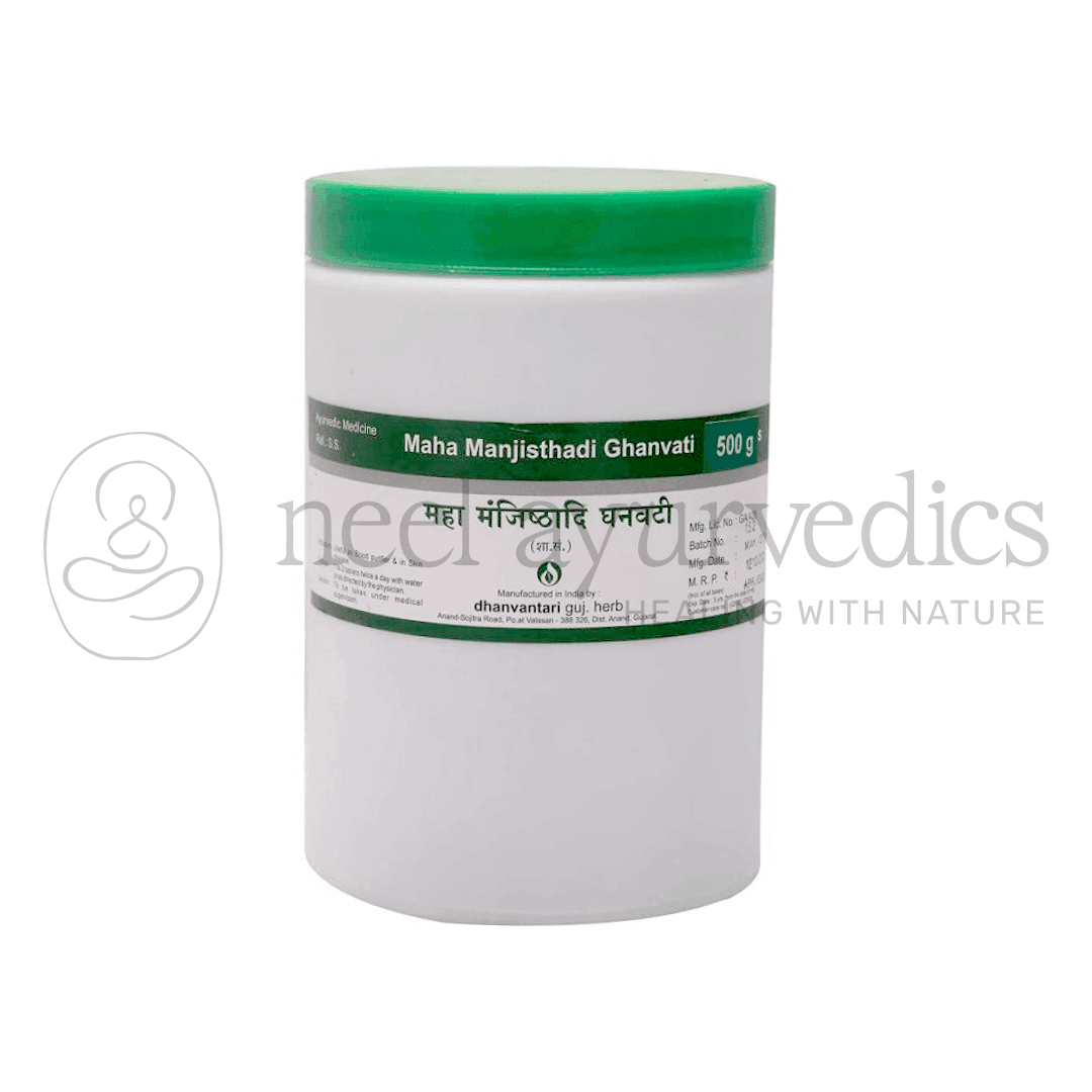 Dhanvantari Maha Manjisthadi Ghanvati Tablets Grams - 500 GM