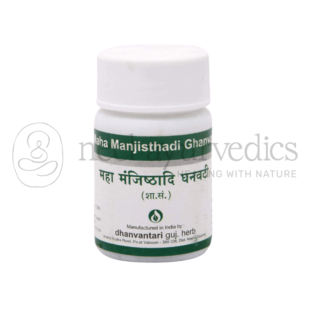 Dhanvantari Maha Manjisthadi Ghanvati Tablets Grams